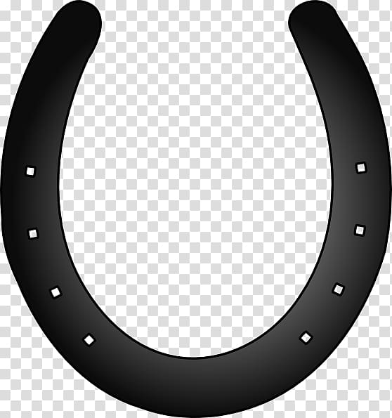 Horseshoes Silhouette , horseshoe transparent background PNG clipart