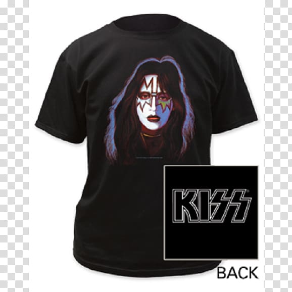 T-shirt Kiss Ace Frehley Alive II, T-shirt transparent background PNG clipart
