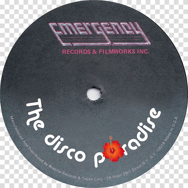 The Disco Paradise Unidisc Music Record label 12-inch single, Record Label transparent background PNG clipart