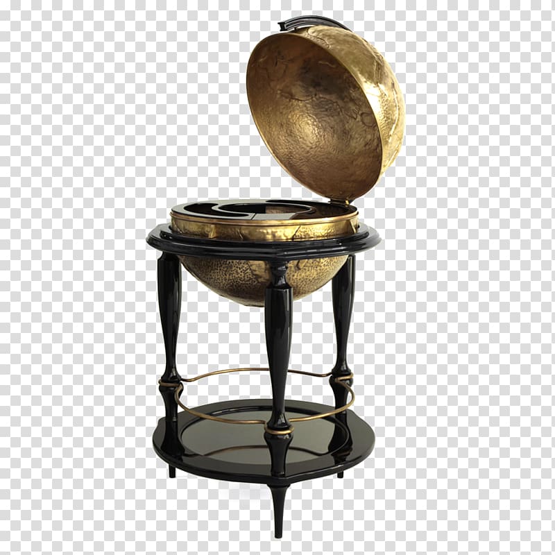 Boca do Lobo Exclusive Design Furniture Wood Globe, design transparent background PNG clipart