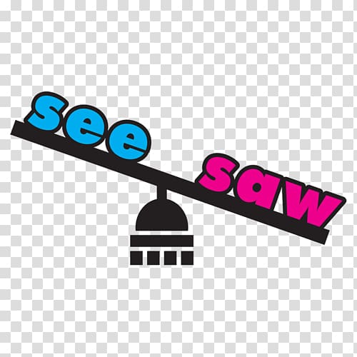 Logo Seesaw, seasaw transparent background PNG clipart