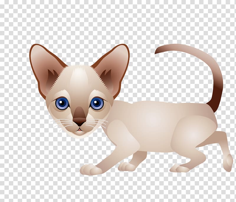 Cat Kitten Felidae , Hand-painted cute puppy material transparent background PNG clipart