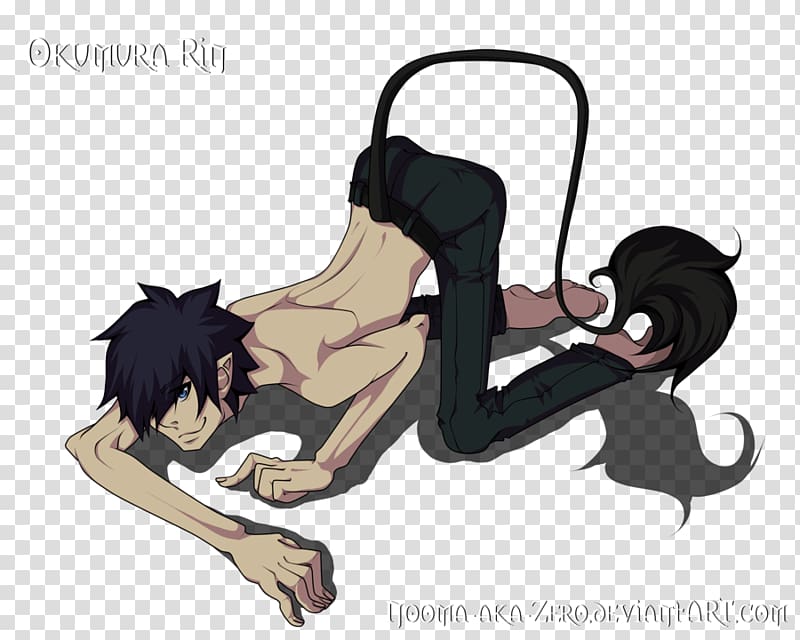 Rin Okumura Blue Exorcist Fan art Exorcism, Anime transparent background PNG clipart