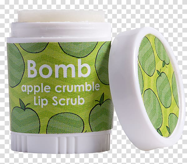 Lip balm Crumble Exfoliation Face, Apple crumble transparent background PNG clipart