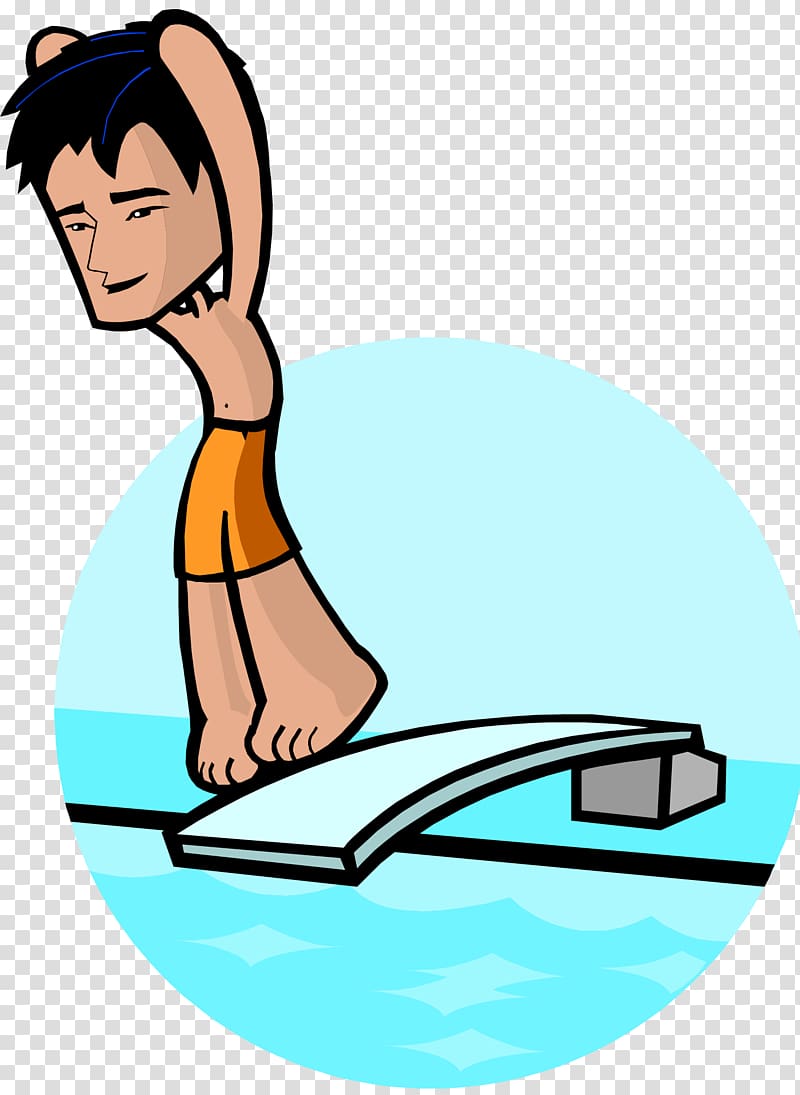 Springboard Diving Swimming pool , Diving transparent background PNG clipart