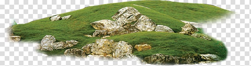 rock formation in grass field , Landscape architecture Garden Landscape design, mountain peak transparent background PNG clipart