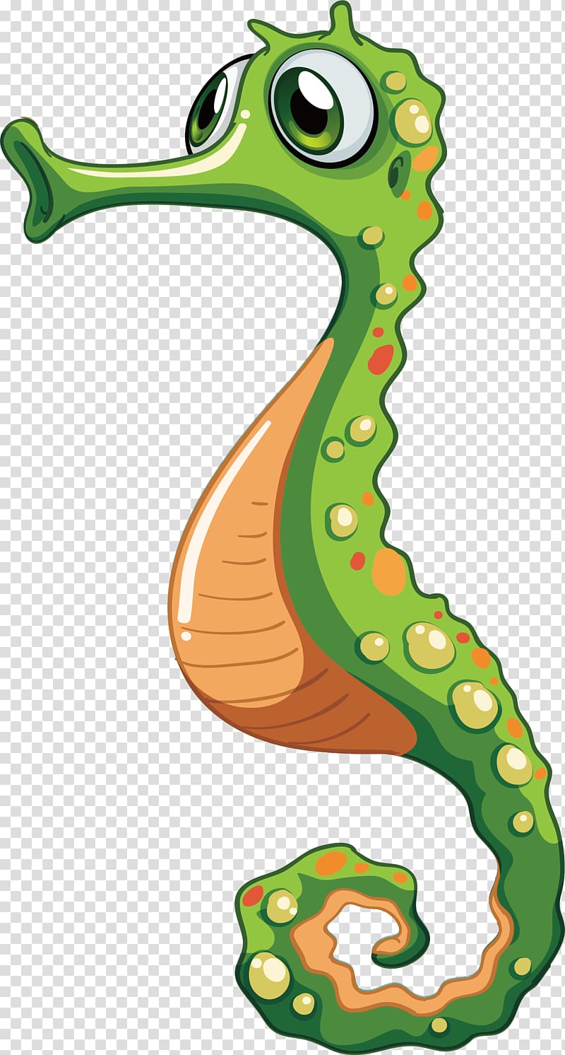 Seahorse , Green Seahorse transparent background PNG clipart