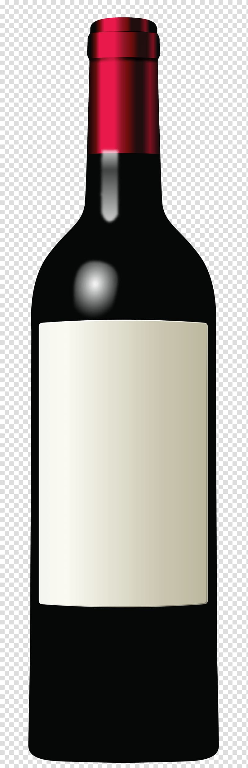 white labeled wine bottle illustration, Bottle Wine Red Whitelabel transparent background PNG clipart