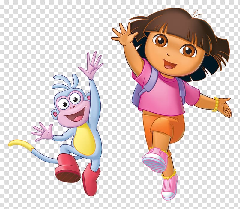 Dora The Explorer and Boots illustration, Dora the Explorer Swiper Cartoon , Dora Buji transparent background PNG clipart