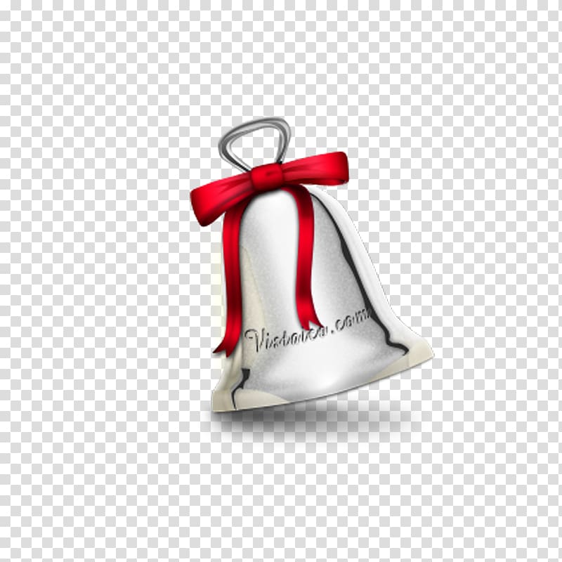 Bell Christmas , Silver bell transparent background PNG clipart