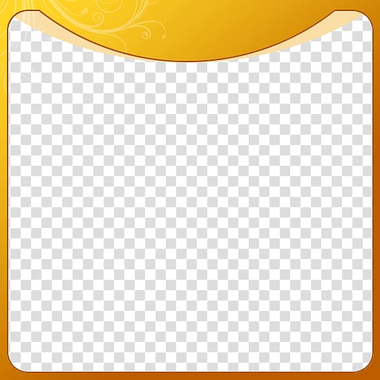 Brand Material Yellow, Orange radian border transparent background PNG clipart