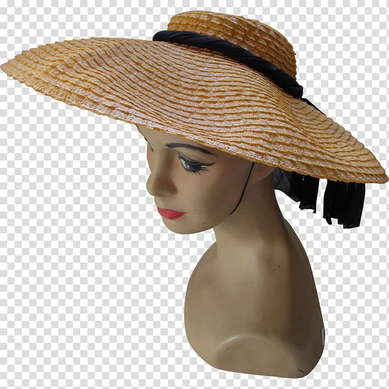 Straw hat Sun hat Hutkrempe Headgear, Straw transparent background PNG clipart