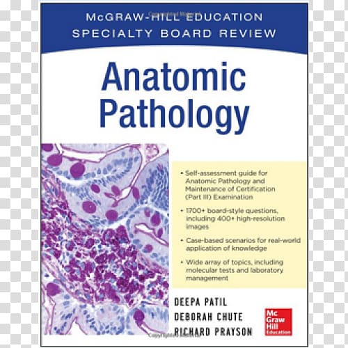 McGraw-Hill Specialty Board Review Anatomic Pathology Anatomic Pathology Board Review Specialty Board Review: Anatomic Pathology Anatomy, book transparent background PNG clipart