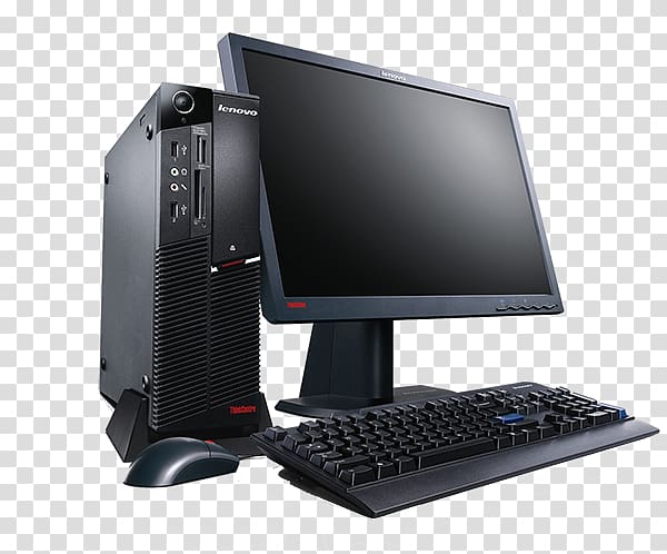 Personal computer Workstation Desktop Computers Lenovo, Computer transparent background PNG clipart