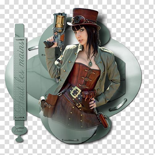 Steampunk Figurine Girl, mou transparent background PNG clipart
