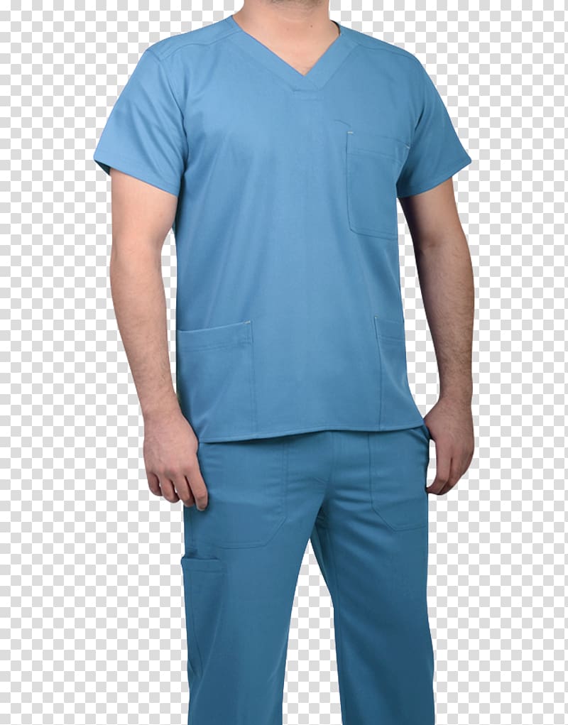 Scrubs T-shirt Lab Coats Sleeve, Nurse Uniform transparent background PNG clipart