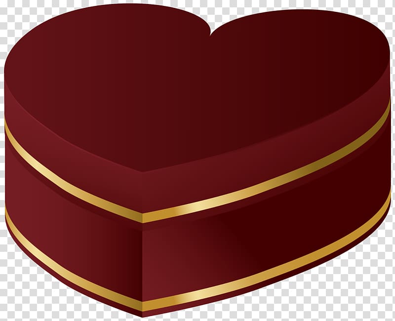 red heart box , Heart Valentine\'s Day Sweet sixteen Birthday , Red and Gold Heart Gift transparent background PNG clipart