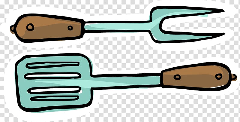 Fork Drawing Tableware Cartoon, Cartoon hand fork transparent background PNG clipart