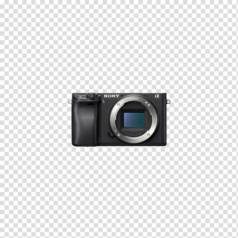 Sony Alpha 6300 Sony α6000 Sony E-mount Mirrorless interchangeable-lens camera Sony SLT camera, Camera transparent background PNG clipart