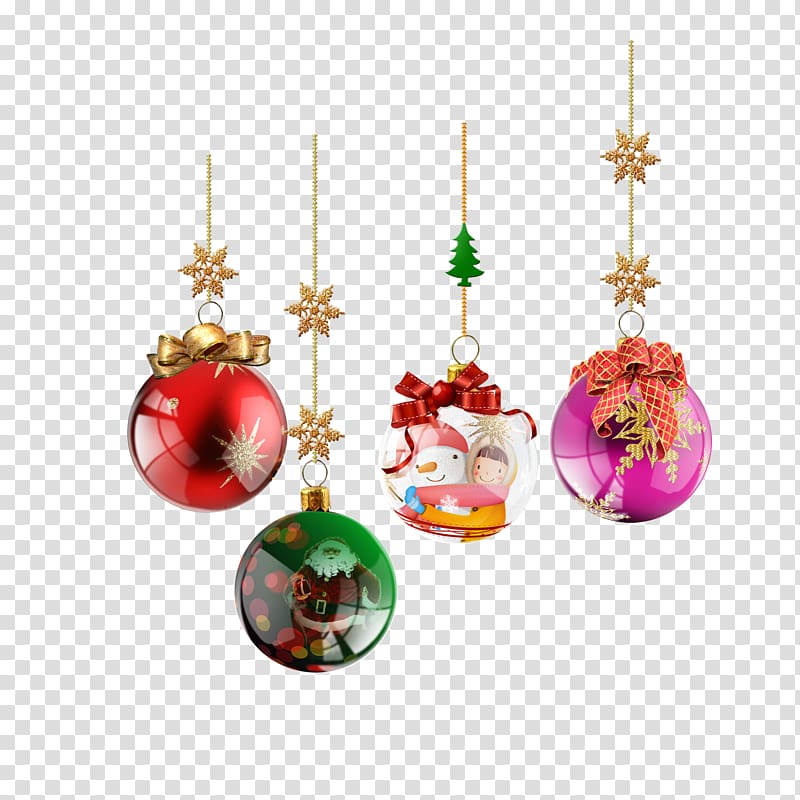 Christmas ornament Christmas card Holiday greetings Bolas Illustration, Christmas bells transparent background PNG clipart