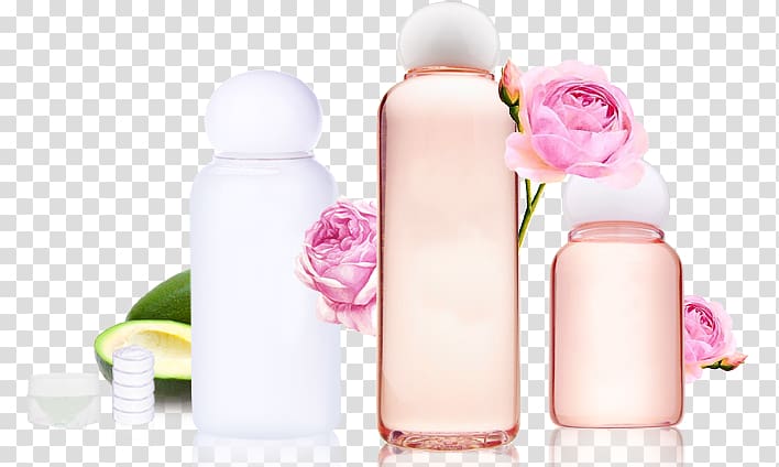 Cosmetics Bottle Moisturizer Frasco, Cosmetic bottles transparent background PNG clipart