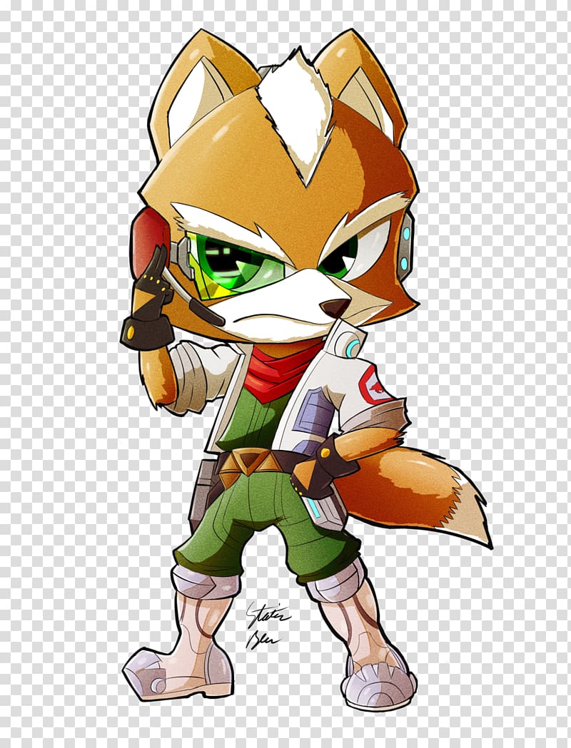 Fox McCloud Art Drawing Star Fox Chibi, fox transparent background PNG clipart