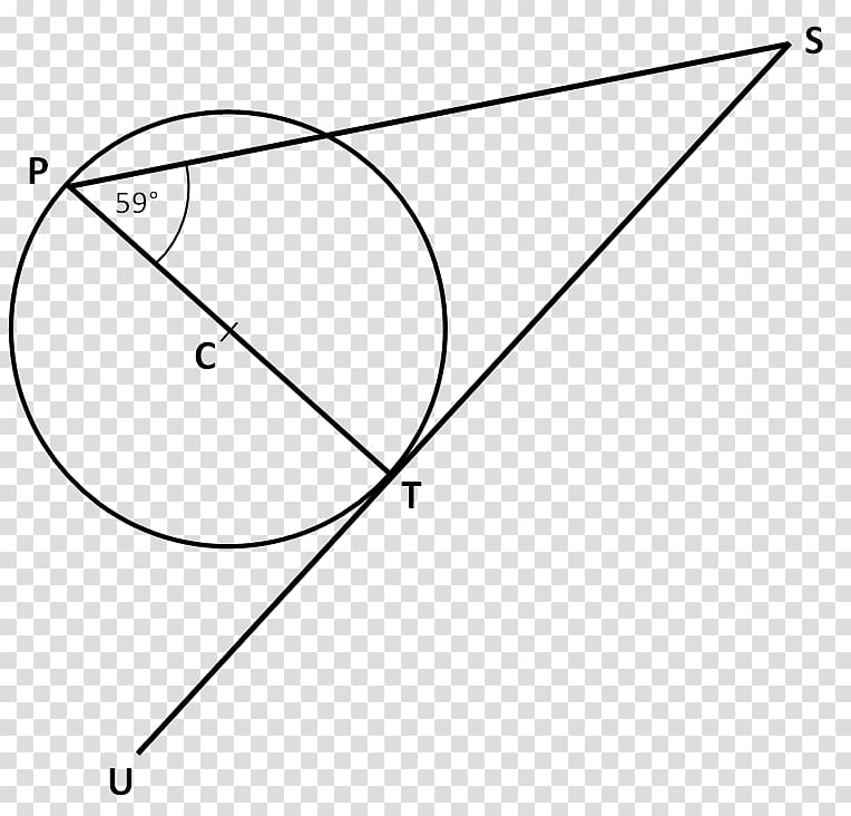 Triangle Tangent lines to circles Point, triangle transparent background PNG clipart