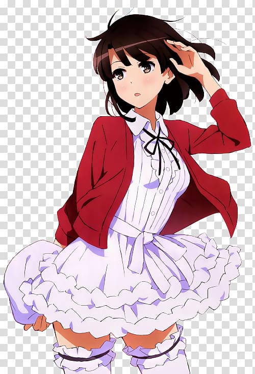 Saekano: How to Raise a Boring Girlfriend Fate/stay night Anime Otaku Zettai ryōiki, Megumi transparent background PNG clipart