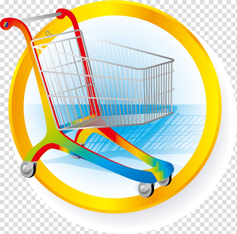 Goods Icon, Supermarket shopping cart shopping elements transparent background PNG clipart