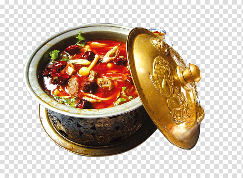 Hot pot Hunan cuisine Chinese cuisine Ragout Vegetarian cuisine, Mushroom hot pot transparent background PNG clipart