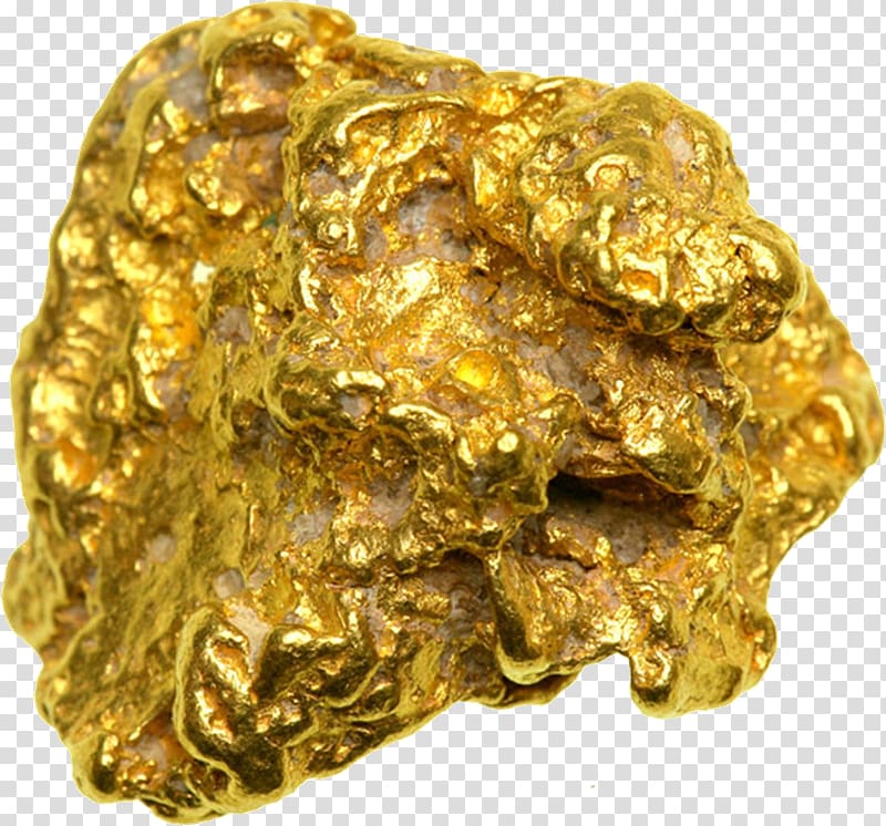 Gold nugget Metal, gold transparent background PNG clipart