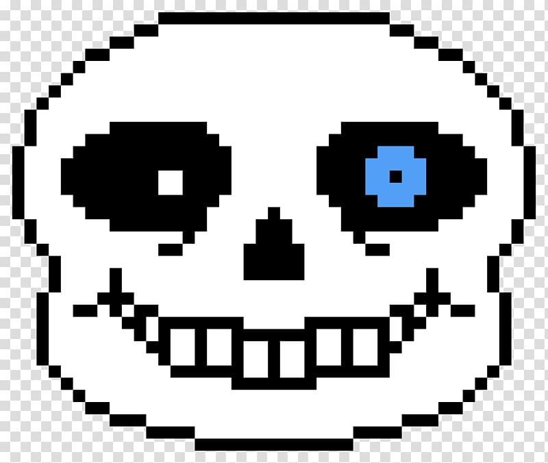 Pixel Art Undertale Sans Head , Png Download - Sans Undertale Pixel Art,  Transparent Png , Transparent Png Image