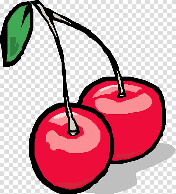 Fruit Set Element Cartoon , Hand-painted cherry transparent background PNG clipart