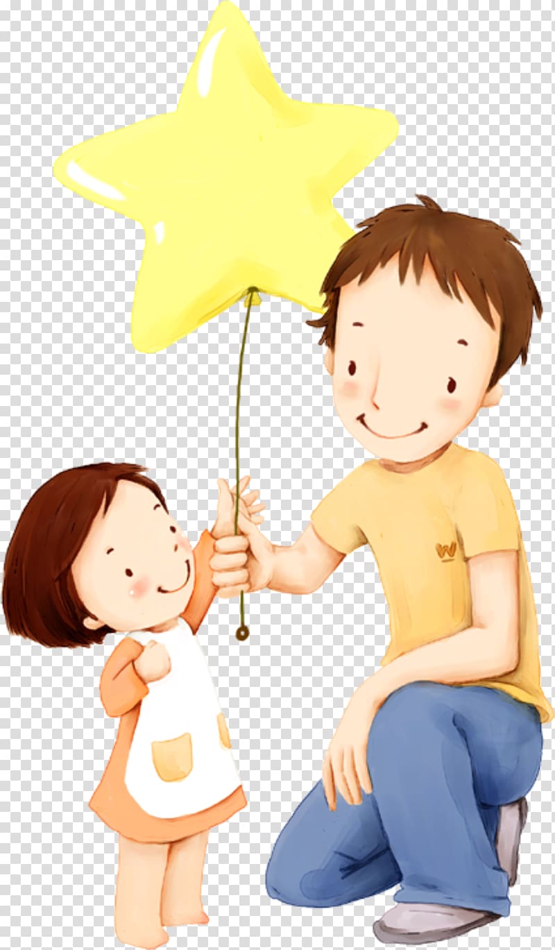 Father Child Affection, family transparent background PNG clipart