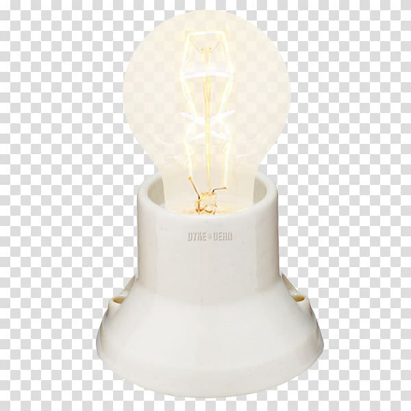 Incandescent light bulb Lamp Edison screw Ceramic, light transparent background PNG clipart