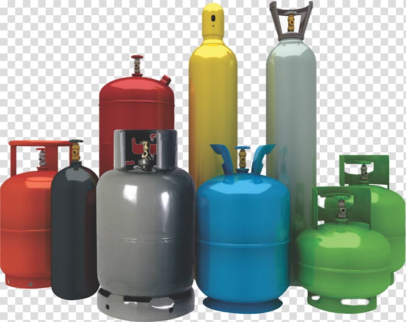 Gas cylinder Liquefied petroleum gas Natural gas, gas canister transparent background PNG clipart