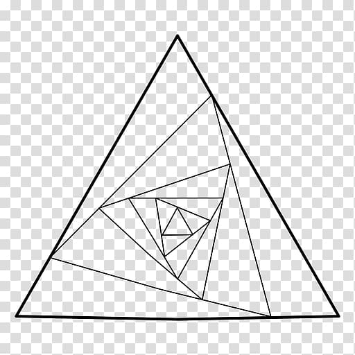 Sacred geometry Golden triangle Golden ratio, triangle transparent background PNG clipart