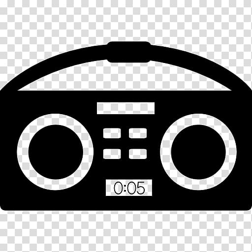 Computer Icons Boombox, Boombox transparent background PNG clipart