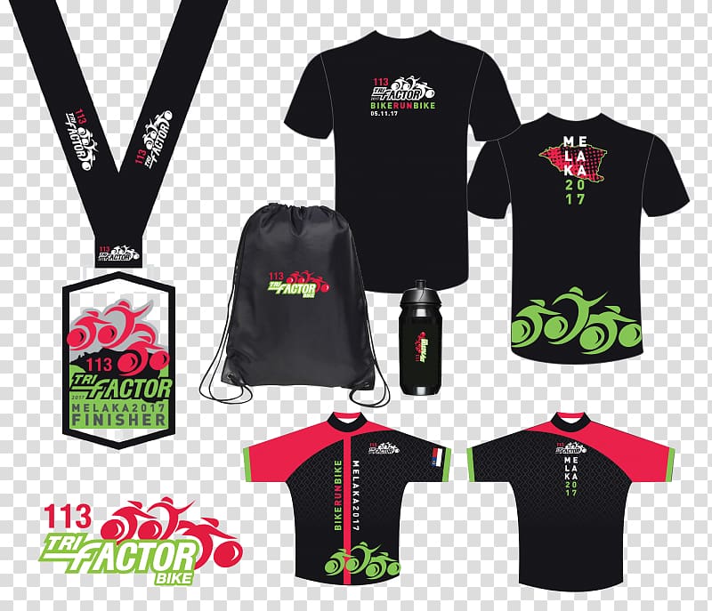 T-shirt Triathlon Cycling Run and bike Bicycle, T-shirt transparent background PNG clipart