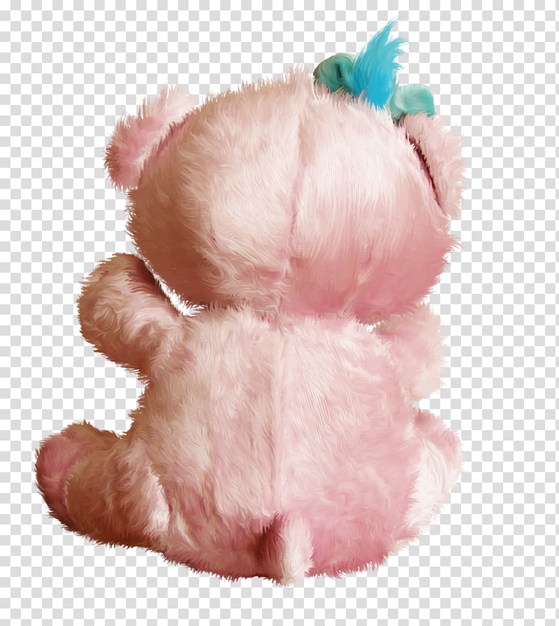 Teddy bear Pink Cuteness, Pink Plush Bear transparent background PNG clipart