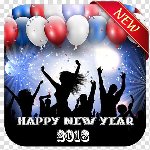 Happy New Year 2018 Happy New Year, 2018 Frames Wish, Happy New Year transparent background PNG clipart