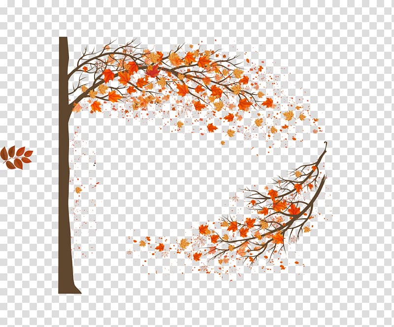 Maple leaf Autumn Tree, Tree leaves transparent background PNG clipart