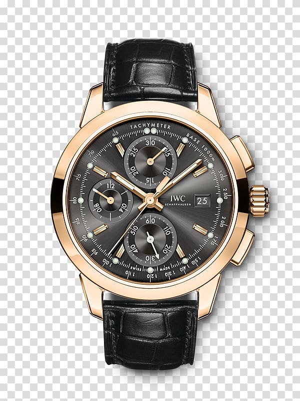 Double chronograph International Watch Company Jewellery, Iwc transparent background PNG clipart