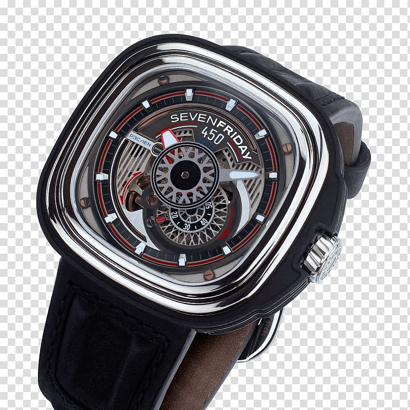 Automatic watch Car SevenFriday Hot rod, watch transparent background PNG clipart