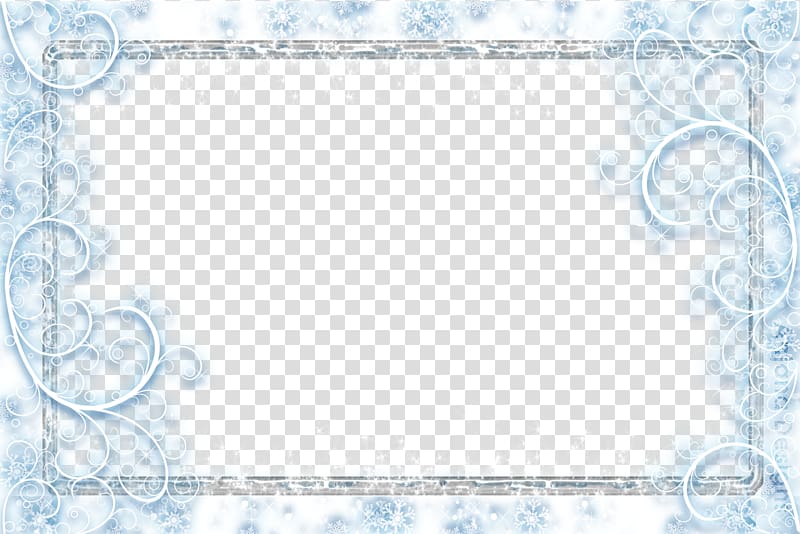 gray frame, Frames Happy New Year 2018 Winter Autumn, Snowflakes Falling Frame transparent background PNG clipart