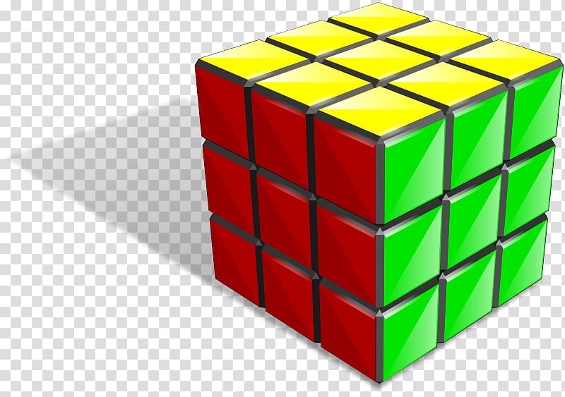 Rubiks Cube Three-dimensional space , 3D Cube transparent background PNG clipart