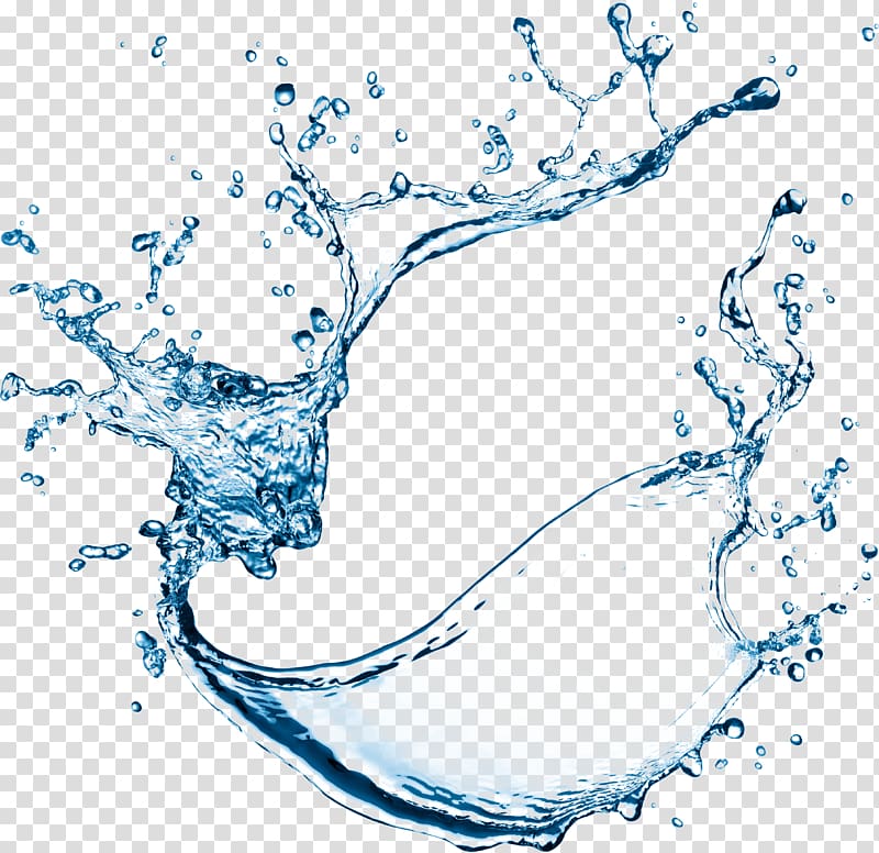water splash, Drinking water Water treatment Water ionizer Mineral water, Water Drops transparent background PNG clipart