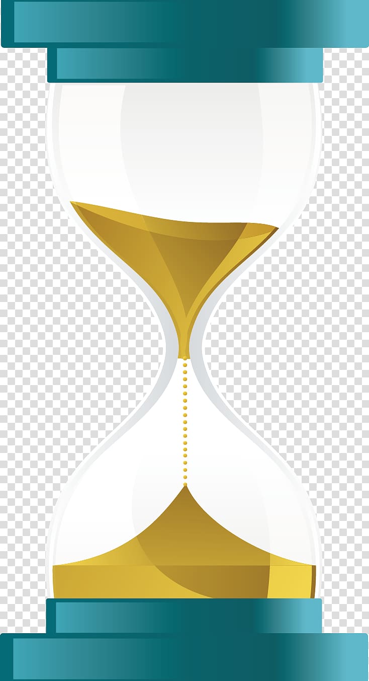 Hourglass Icon, Golden hourglass transparent background PNG clipart