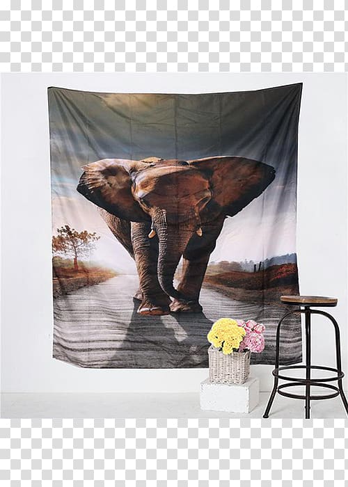 Tapestry Elephantidae Carpet Wall Textile, Boho Dream Catcher transparent background PNG clipart