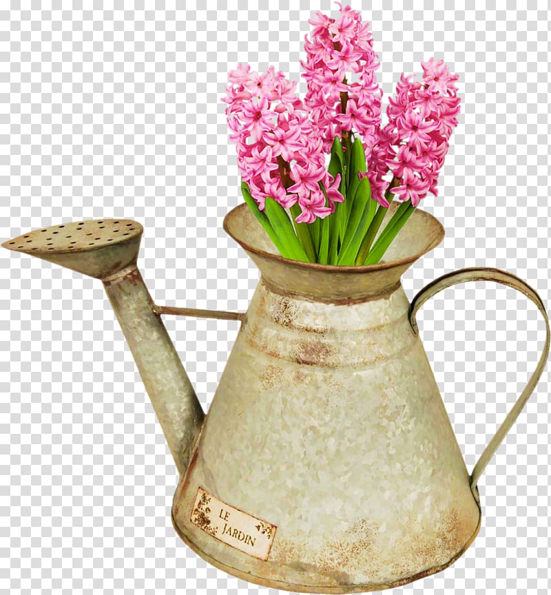 Flower Vase Watering Cans, vase transparent background PNG clipart